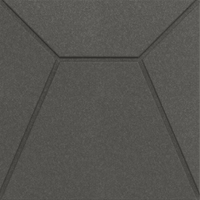 Acoustek Cavasinni acoustic wall tile in a modern geometric design, ideal for noise reduction in various spaces.