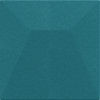 Acoustek Cavasinni acoustic tile in teal, featuring a textured surface for enhanced sound absorption.