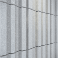 Textured acoustic wall tiles from the Acoustek Newport Collection in a modern design, ideal for noise reduction.