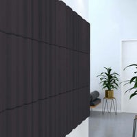 Acoustek Newport Collection acoustic wall tiles in dark color, enhancing modern interior decor and noise reduction.