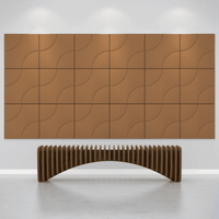 Cavasinni Collection acoustic wall tiles in a modern interior, enhancing sound quality and aesthetics.