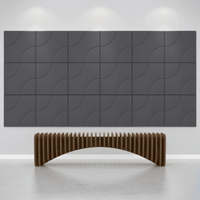 Acoustek Cavasinni Collection acoustic wall tiles in a sleek design, enhancing sound quality in modern spaces.