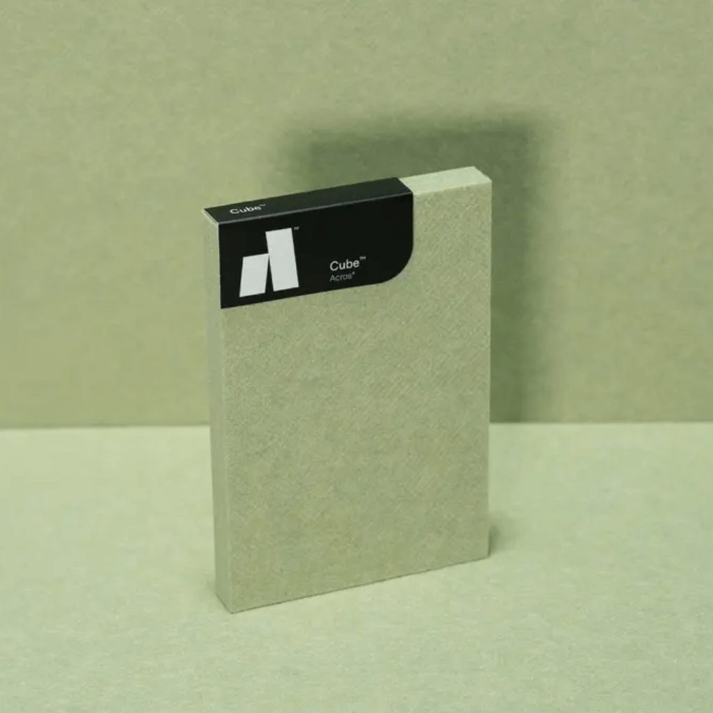 Autex Cube™ Acoustic Panels displayed with eco-friendly packaging, showcasing stylish and durable design.