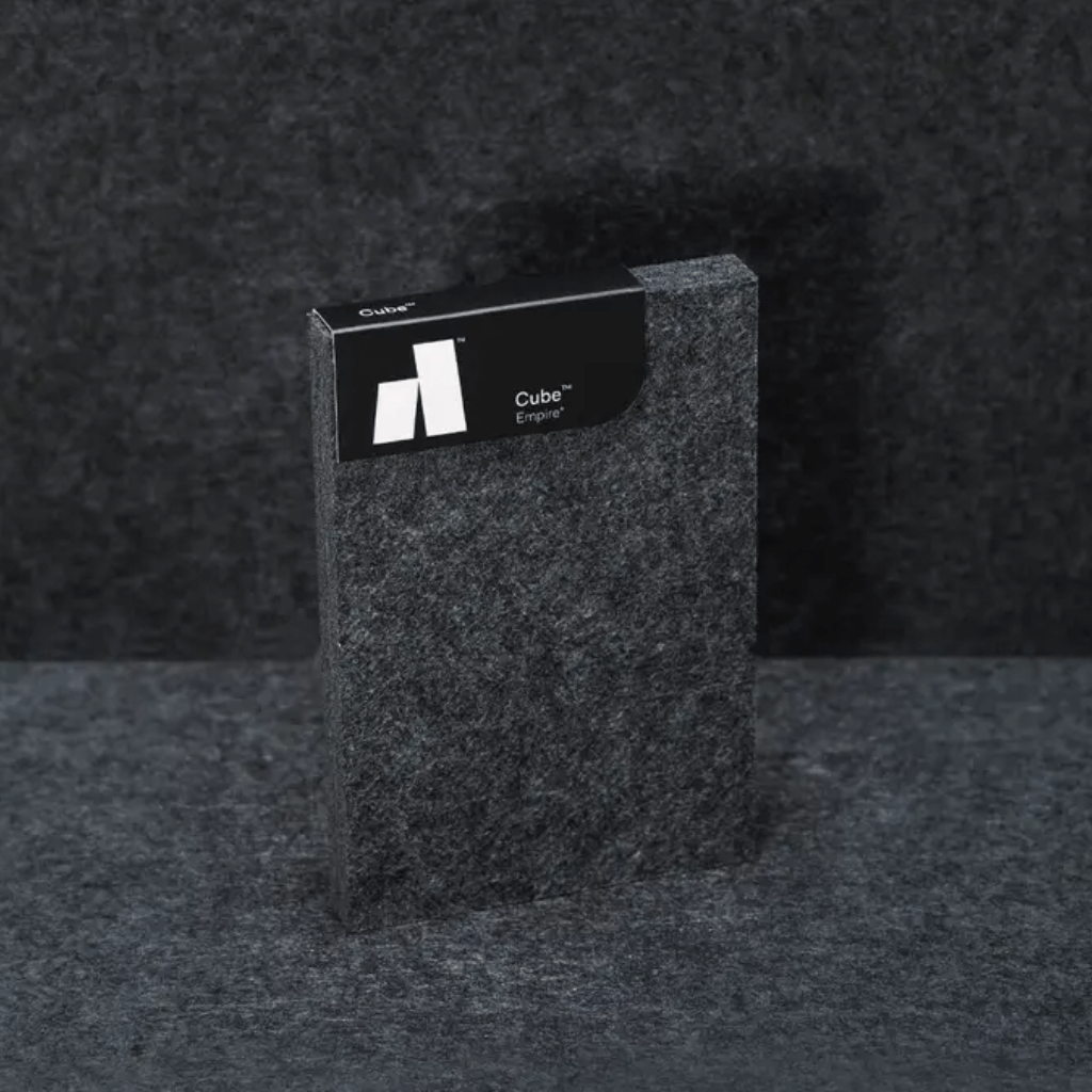 Autex Cube™ Acoustic Panel in dark grey, showcasing eco-friendly design and stylish performance.
