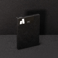 Cube™ Personal acoustic panel in black on a dark background, designed for sound absorption and noise reduction.