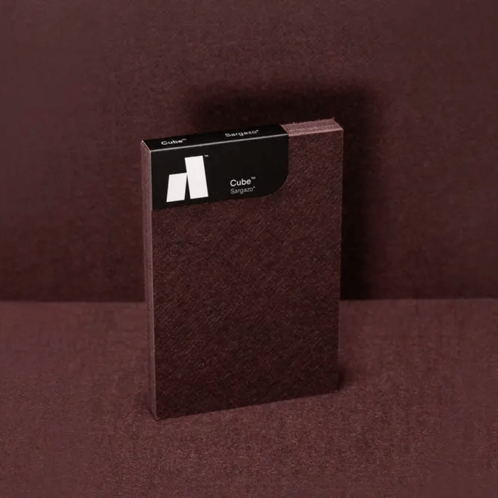 Autex Cube™ Acoustic Panels in rich brown color, showcasing stylish eco-friendly design for superior sound absorption.