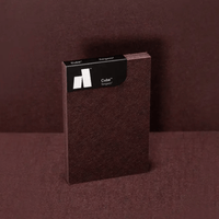 Autex Cube™ Acoustic Panels in rich brown color, showcasing stylish eco-friendly design for superior sound absorption.