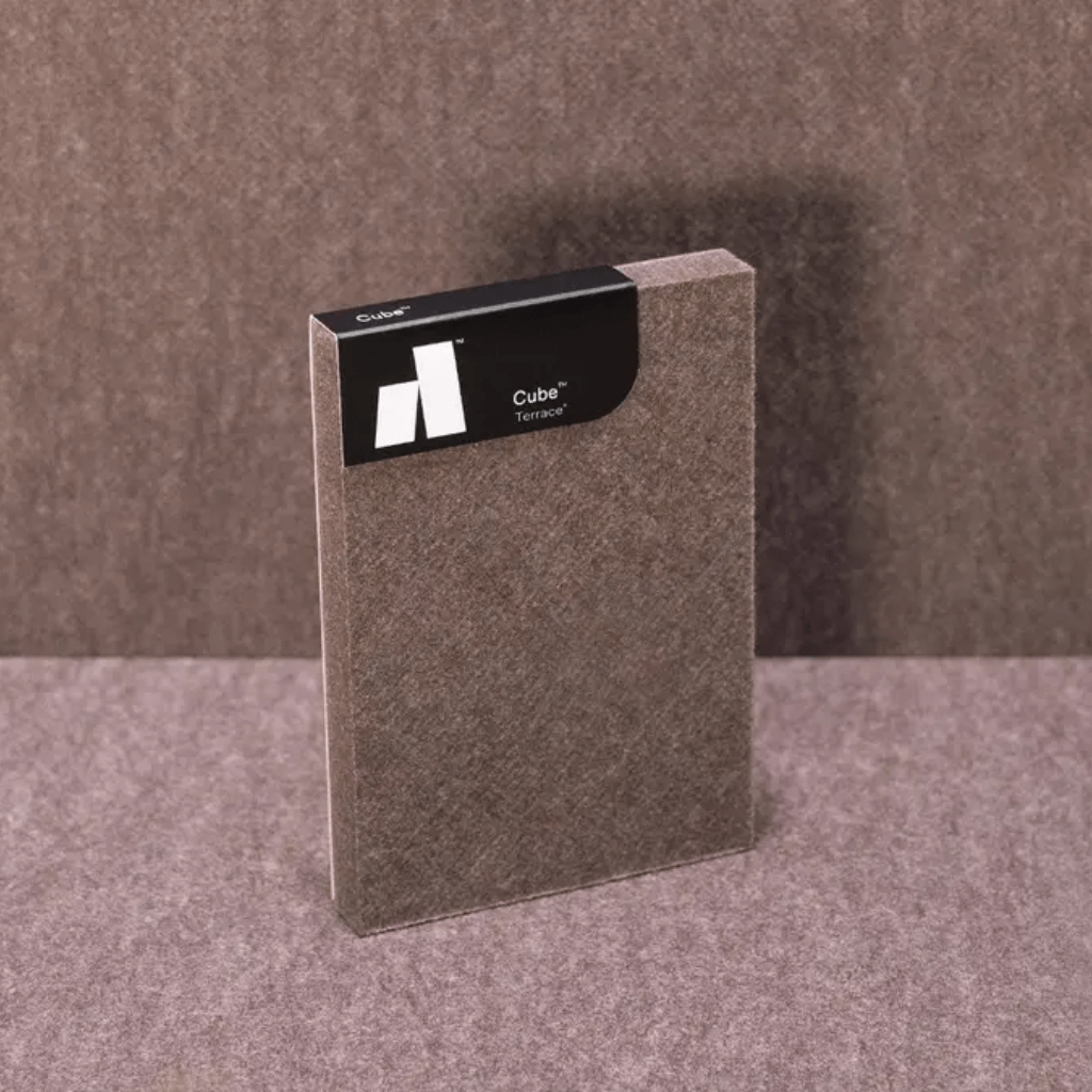 Autex Cube™ Acoustic Panel in a stylish design, showcasing eco-friendly polyester fiber material.