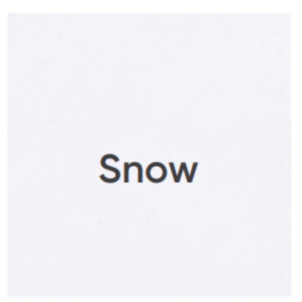 White Snow swatch